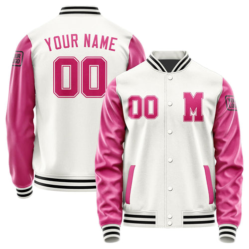 Custom White Pink Jacket Jb1818131817131817