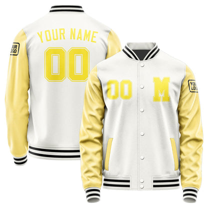 Custom White Light Yellow Jacket Jb1818261817261817