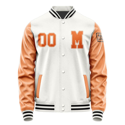 Custom White Orange Jacket Jb1818281817281817