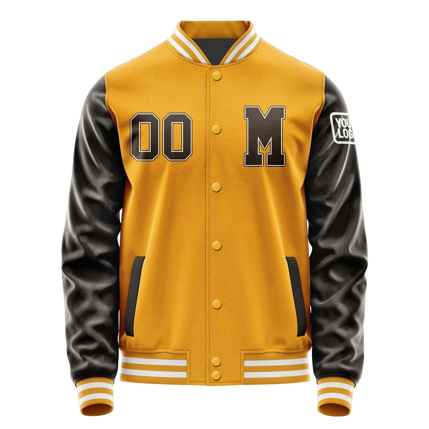 Custom Yellow Brown Jacket Jb1919011918011818