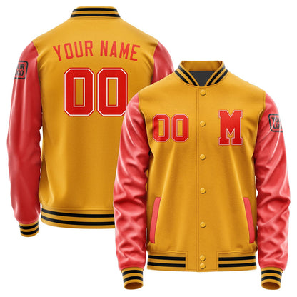 Custom Yellow Orange Red Jacket Jb1919121917121817