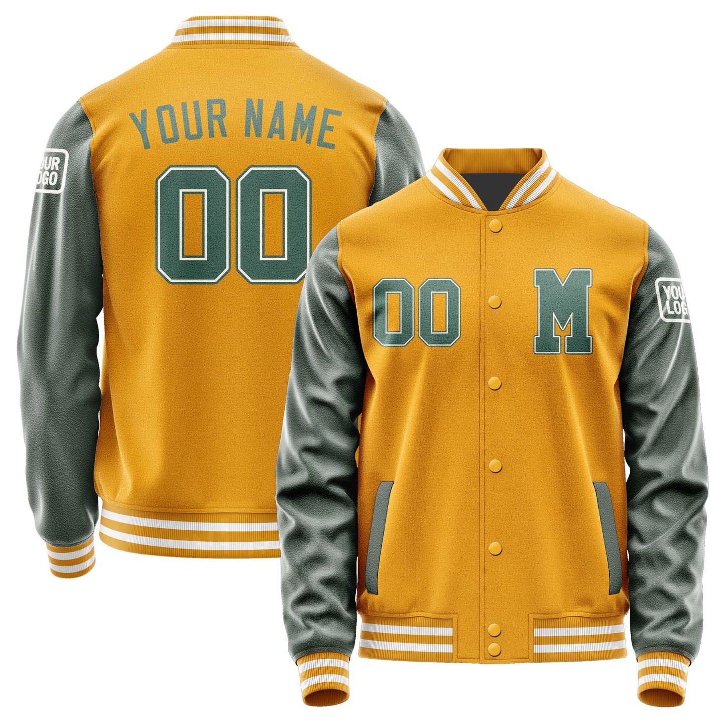 Custom Yellow Blue Green Jacket Jb1919271918271818