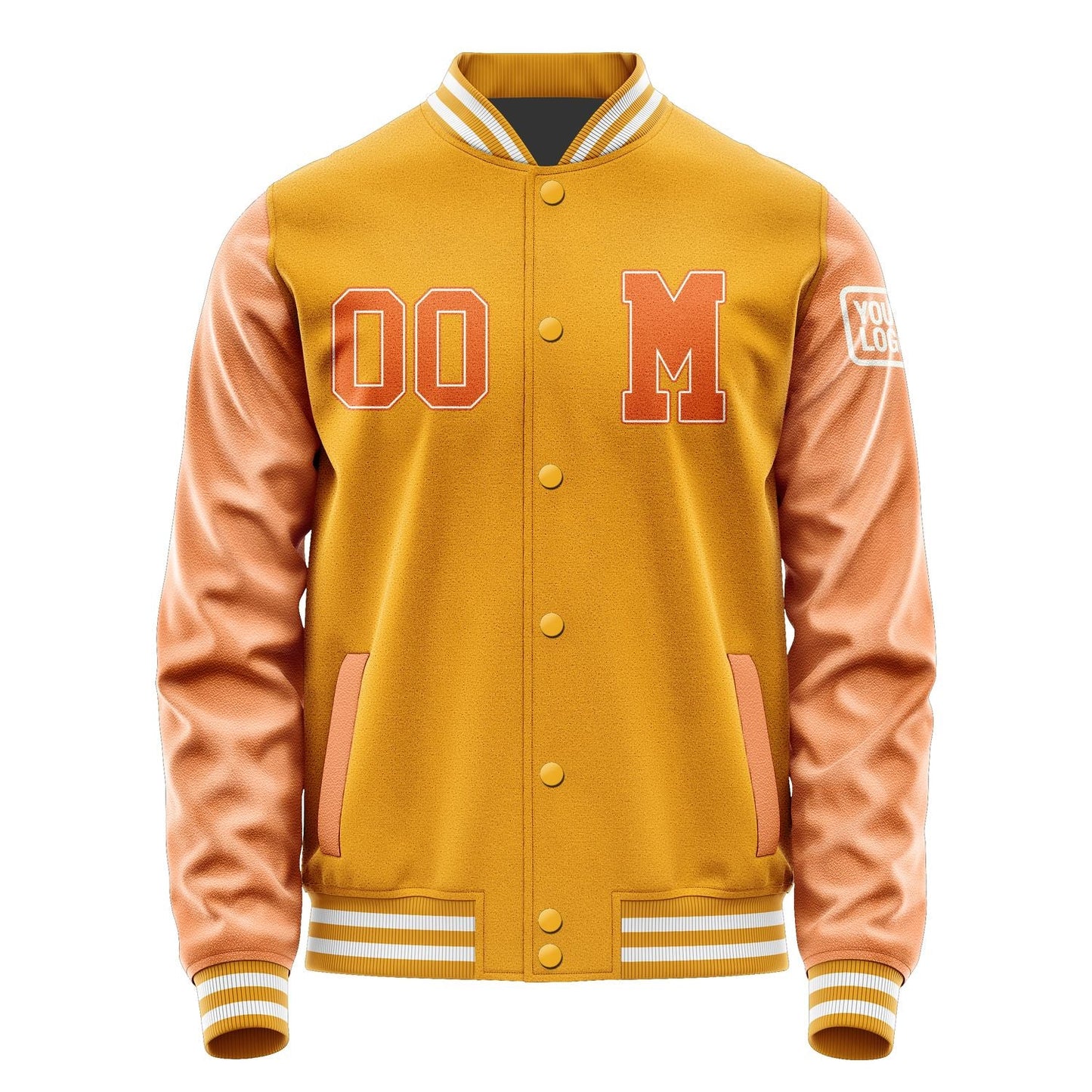 Custom Yellow Orange Jacket Jb1919281918281818