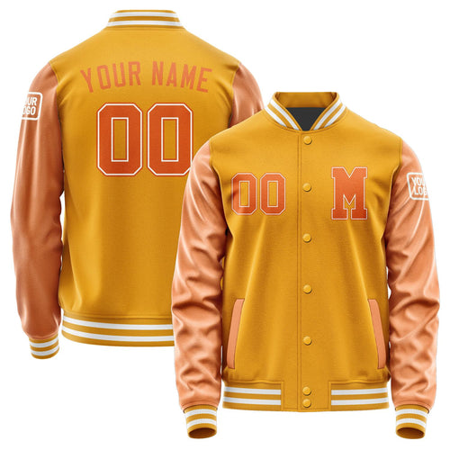 Custom Yellow Orange Jacket Jb1919281918281818