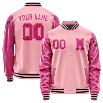 Custom Light Pink Pink Jacket Jb2121132117131817