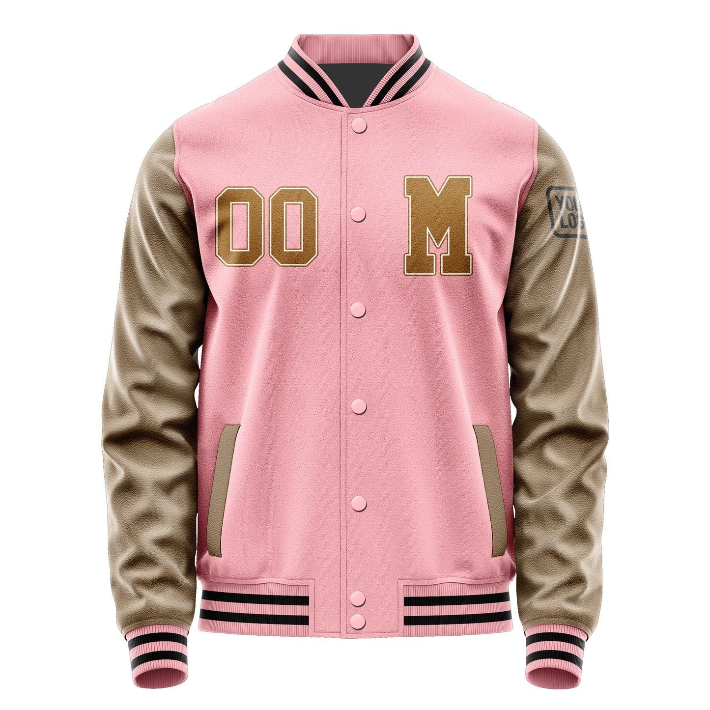 Custom Light Pink Khaki Jacket Jb2121222117221817