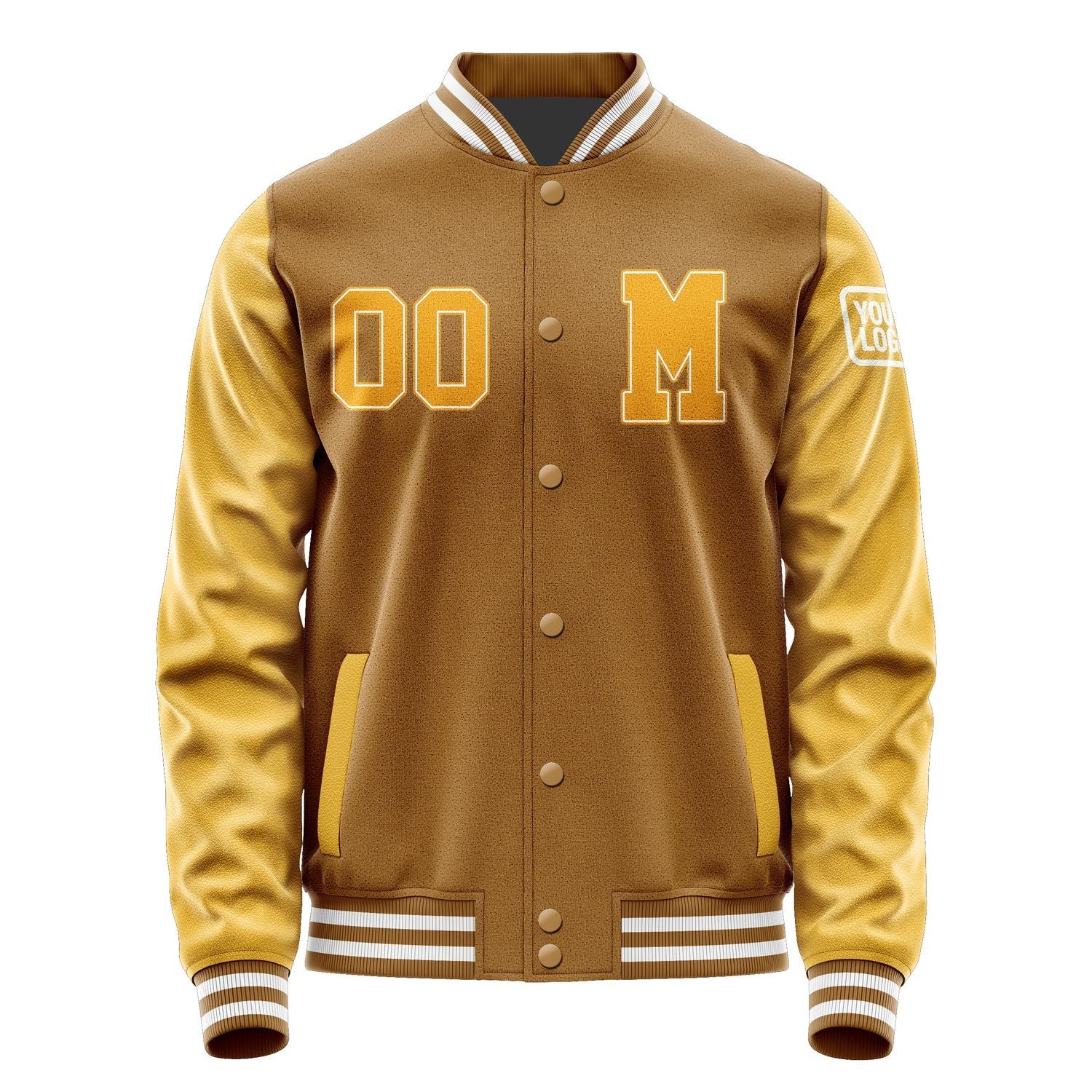 Custom Khaki Yellow Jacket Jb2222192218191818