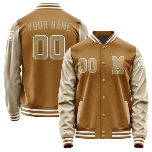 Custom Khaki Light Khaki Jacket Jb2222252218251818