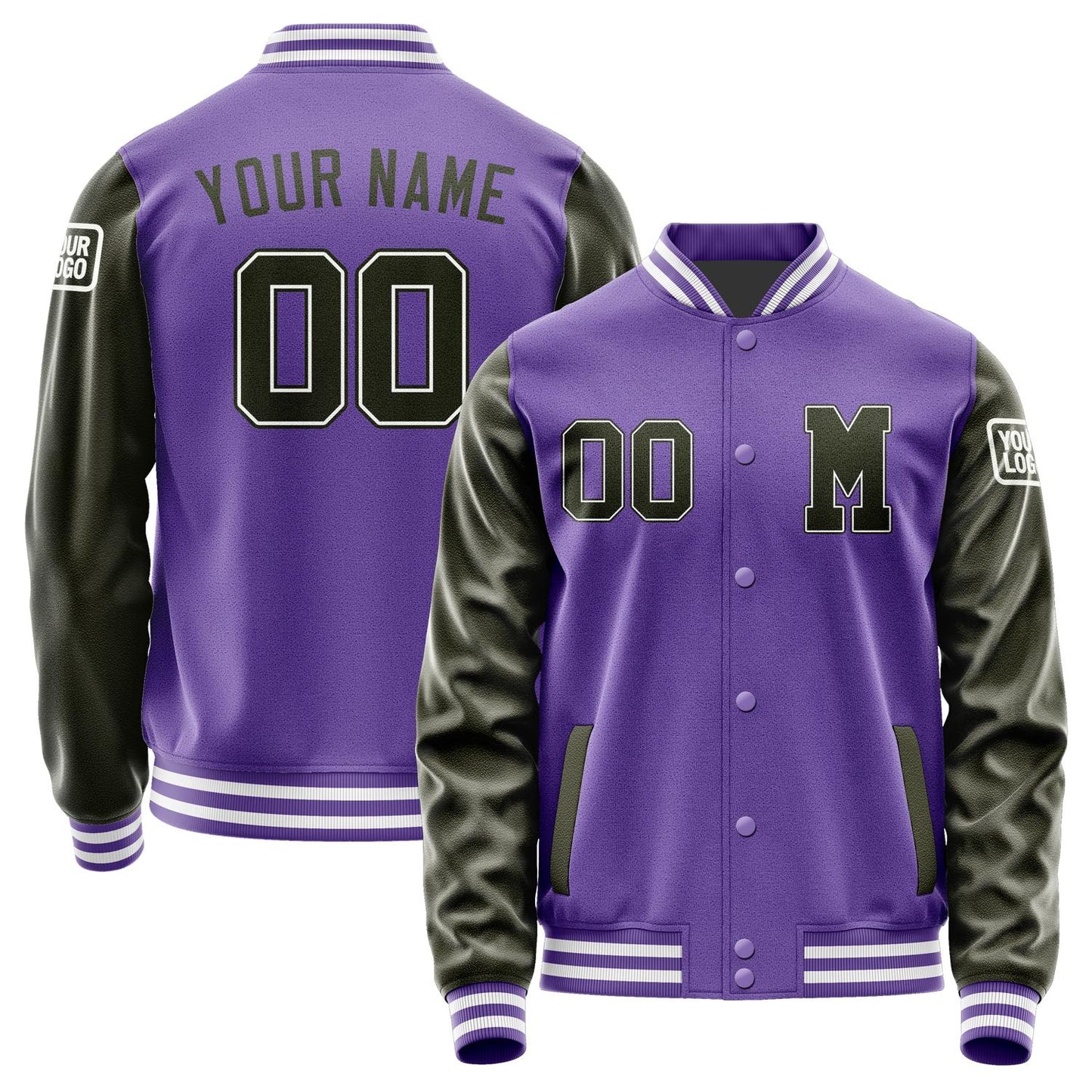 Custom Light Purple Dunkles Jacket Jb2323022318021818