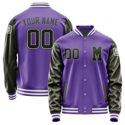 Custom Light Purple Dunkles Jacket Jb2323022318021818