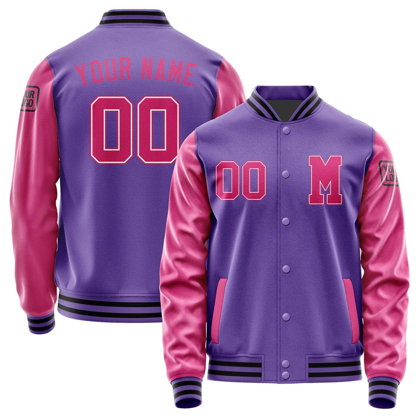 Custom Light Purple Pink Jacket Jb2323132317131817
