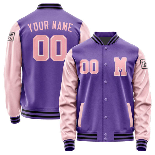 Custom Light Purple Light Pink Jacket Jb2323212317211817
