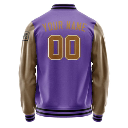 Custom Light Purple Khaki Jacket Jb2323222317221817