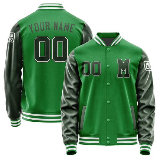 Custom Emerald Green Dark Green Jacket Jb2424062418061818