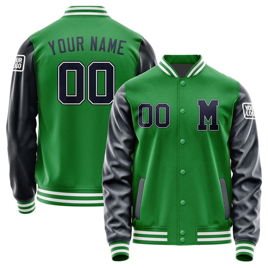 Custom Emerald Green Navy Jacket Jb2424112418111818