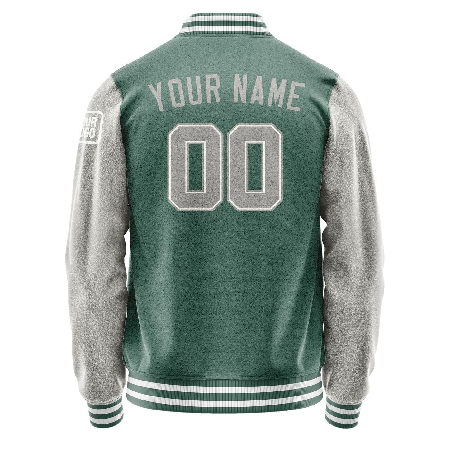 Custom Blue Green Gray Jacket Jb2727042718041818