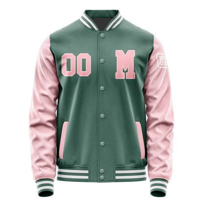 Custom Blue Green Light Pink Jacket Jb2727212718211818