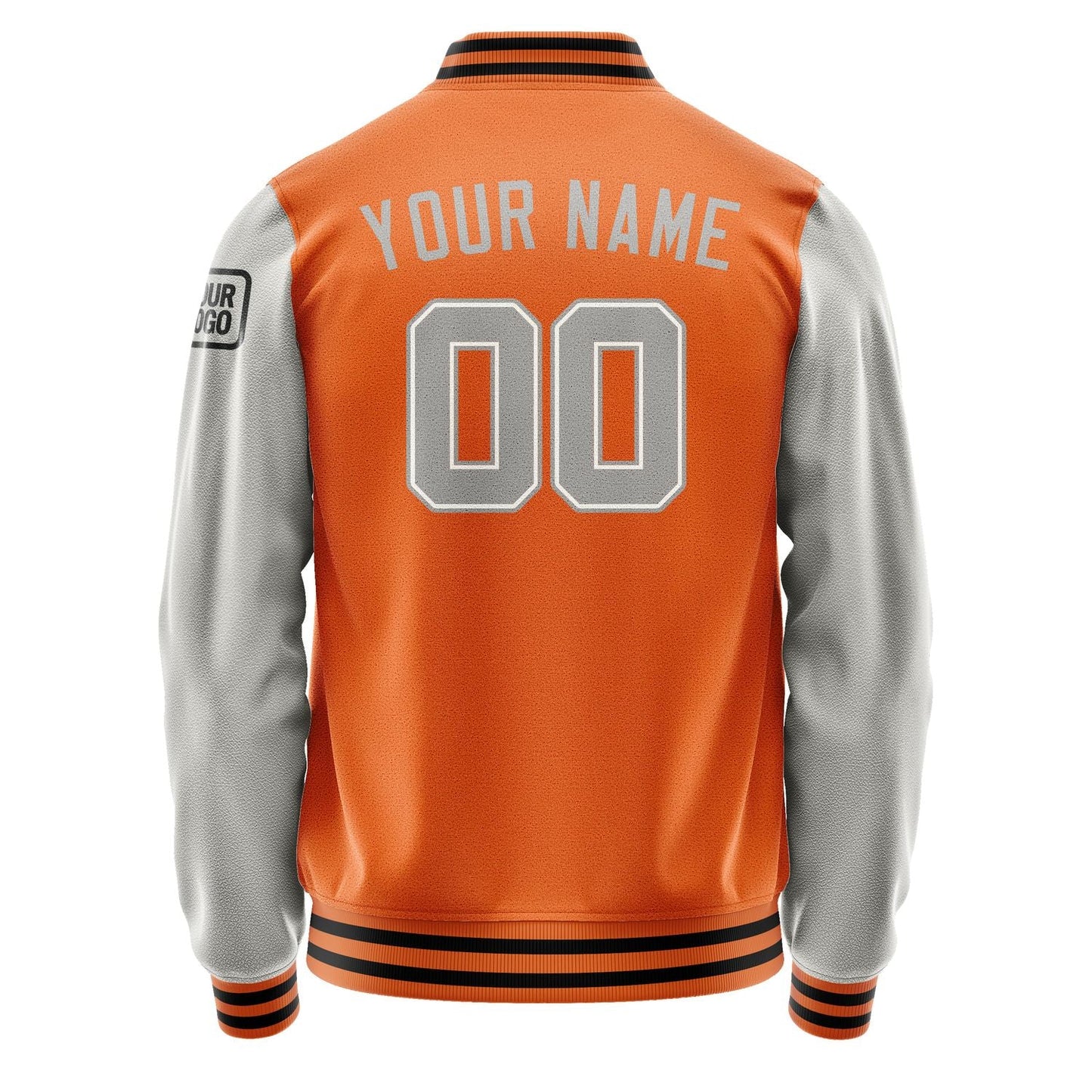 Custom Orange Gray Jacket Jb2828042817041817