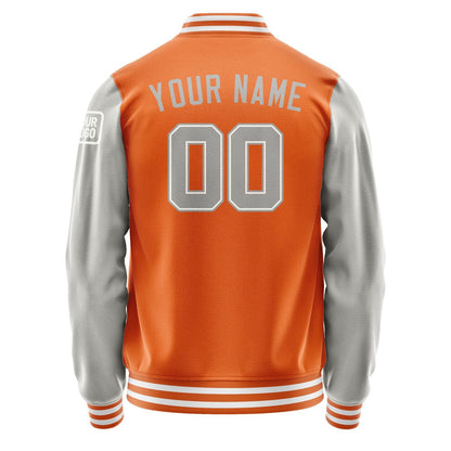 Custom Orange Gray Jacket Jb2828042818041818