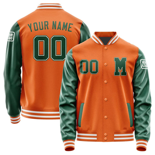Custom Orange Green Jacket Jb2828052818051818