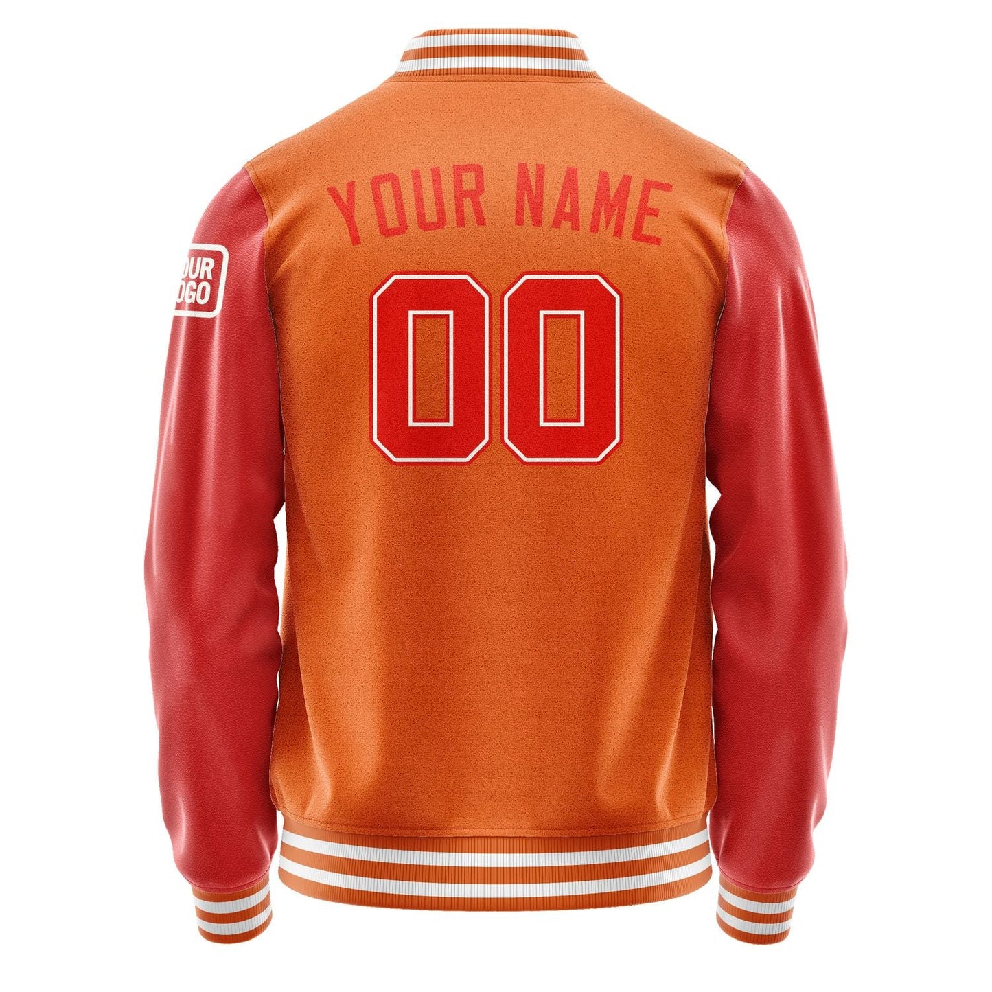 Custom Orange Orange Red Jacket Jb2828122818121818