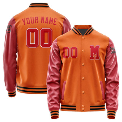 Custom Orange Red Jacket Jb2828142817141817