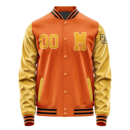 Custom Orange Yellow Jacket Jb2828192817191817