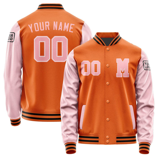 Custom Orange Light Pink Jacket Jb2828212817211817