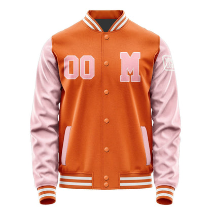 Custom Orange Light Pink Jacket Jb2828212818211818
