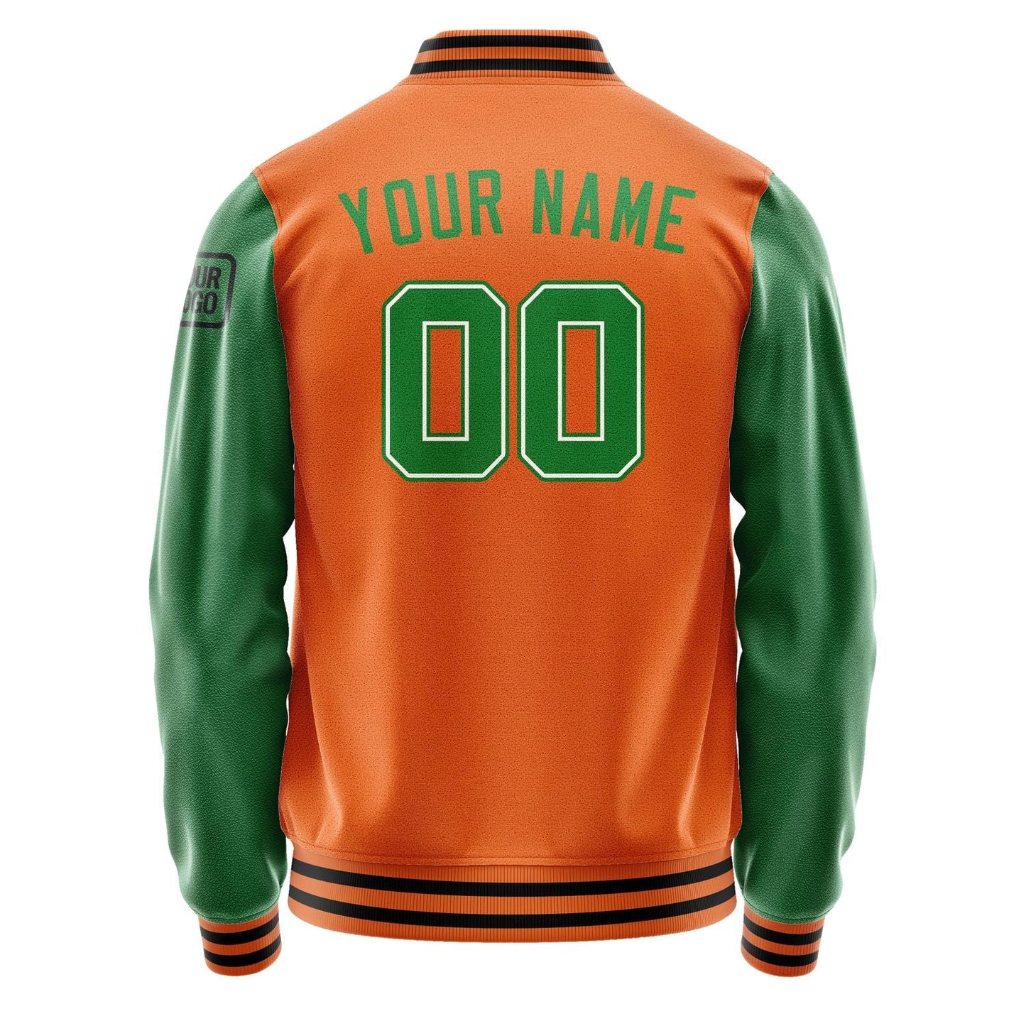 Custom Orange Emerald Green Jacket Jb2828242817241817