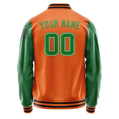 Custom Orange Emerald Green Jacket Jb2828242817241817