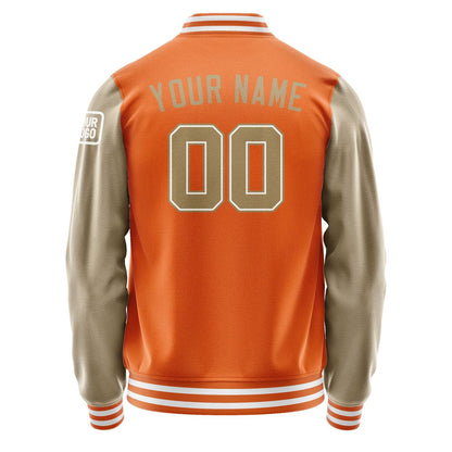 Custom Orange Light Khaki Jacket Jb2828252818251818