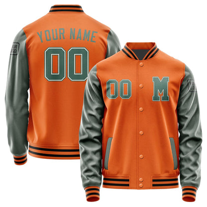 Custom Orange Blue Green Jacket Jb2828272817271817