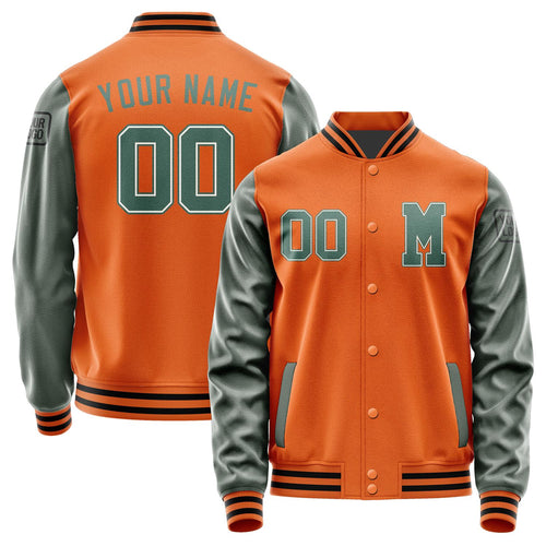 Custom Orange Blue Green Jacket Jb2828272817271817