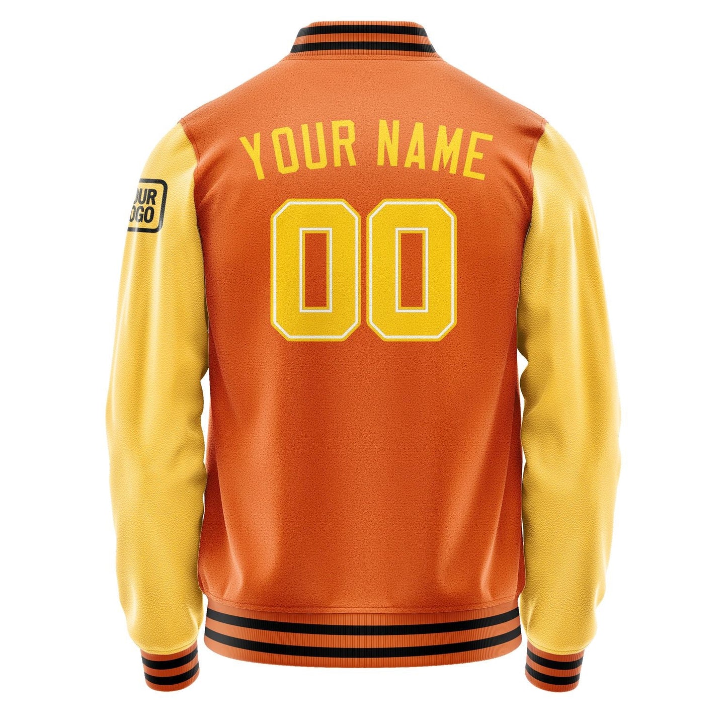 Custom Orange Gold Jacket Jb2828302817301817