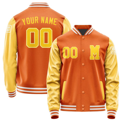 Custom Orange Gold Jacket Jb2828302818301818