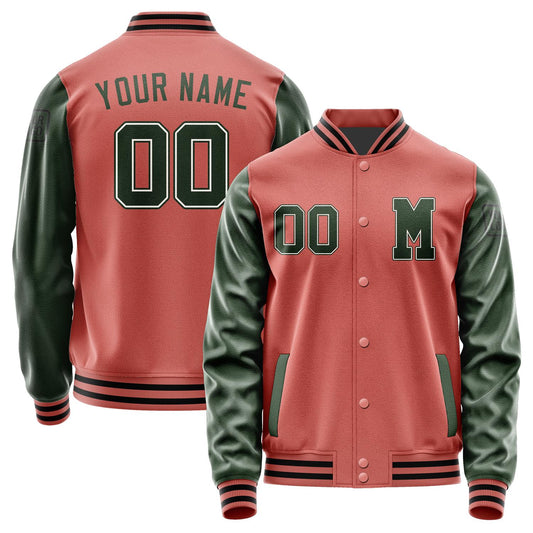 Custom Copper Rose Dark Green Jacket Jb2929062917061817