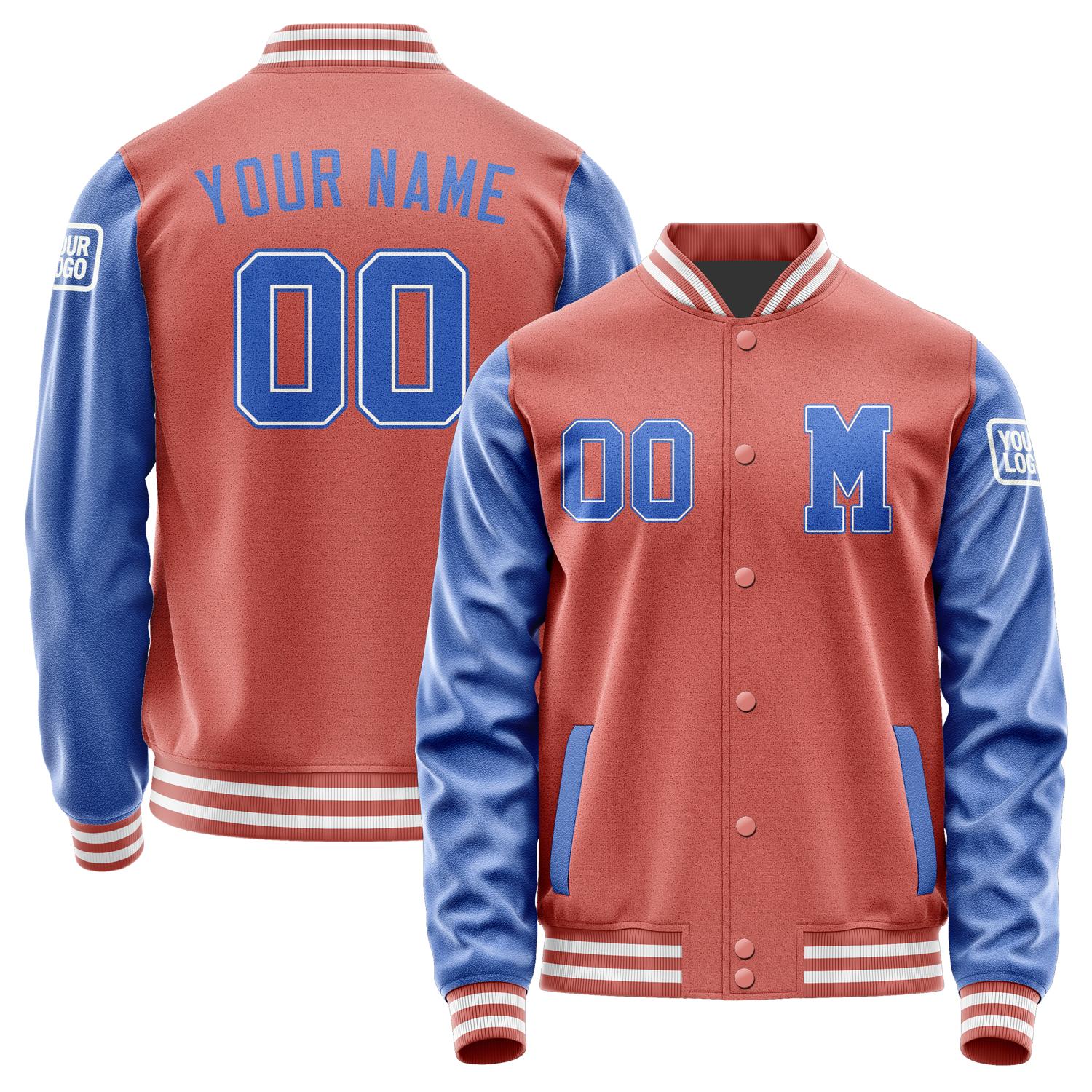 Custom Copper Rose Sky Blue Jacket Jb2929092918091818