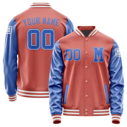 Custom Copper Rose Sky Blue Jacket Jb2929092918091818