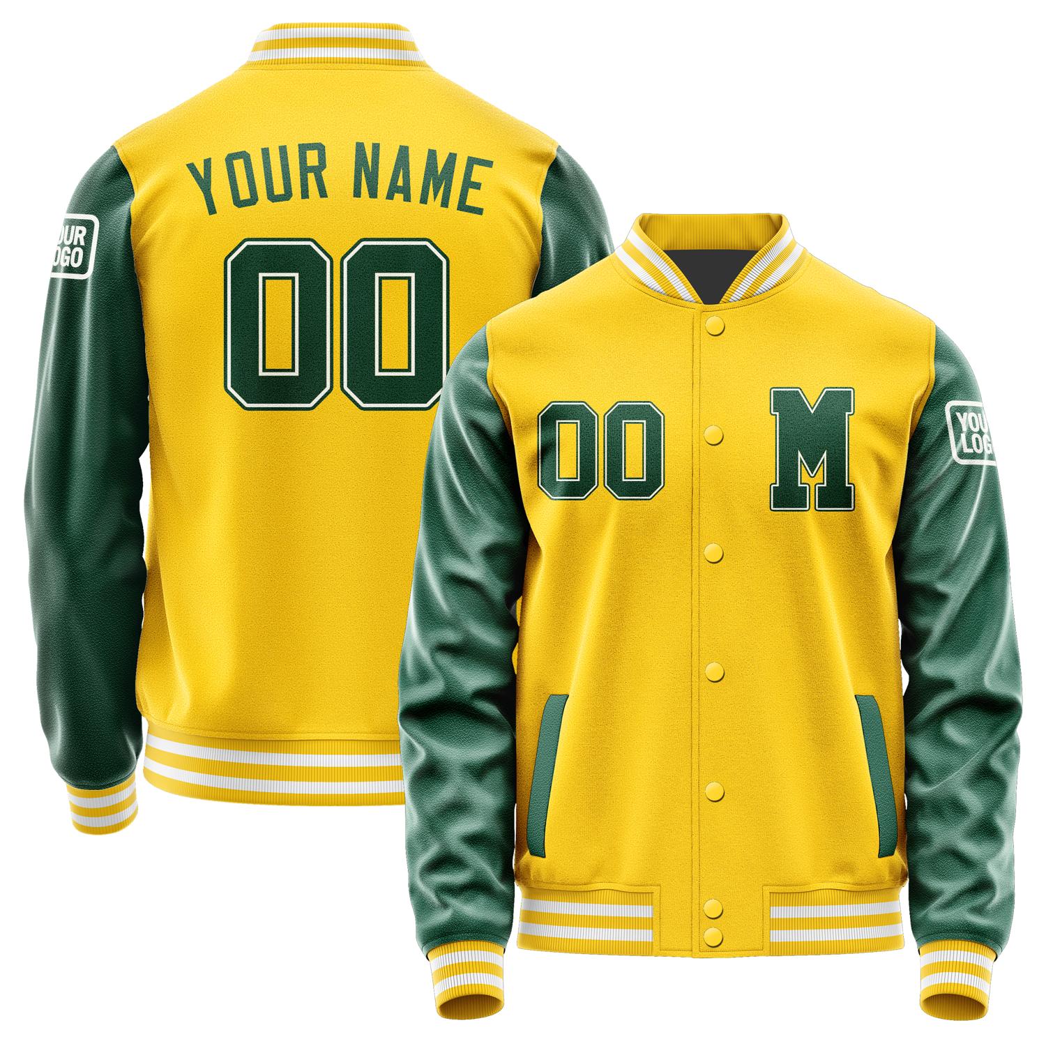 Custom Gold Green Jacket Jb3030053018051818
