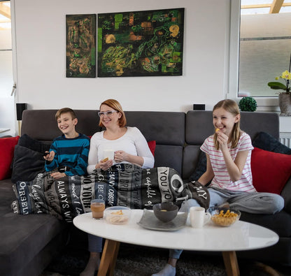 Blanket for Son Gifts, “You Are My Sunshine, I Am So Proud of You, I Will Always Be With You”, From Mom Dad, Birthday, Christmas, Graduation, Inspirational