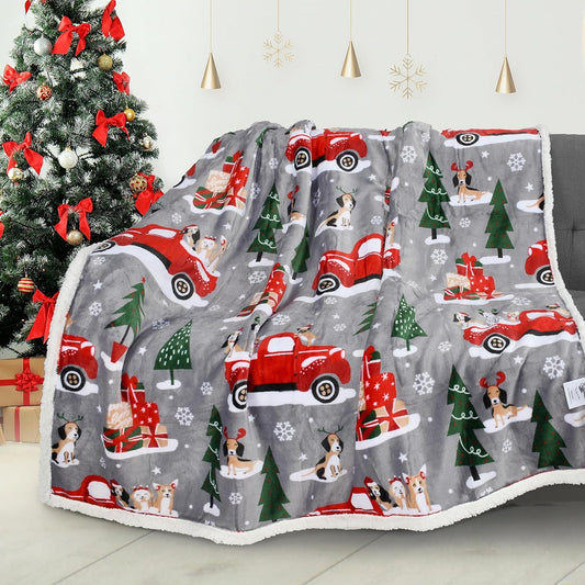 Blanket for Son Gifts, “Merry Christmas Wishes”, From Mom Dad, Birthday, Christmas, Holiday, Everyday Encouragement, Inspirational
