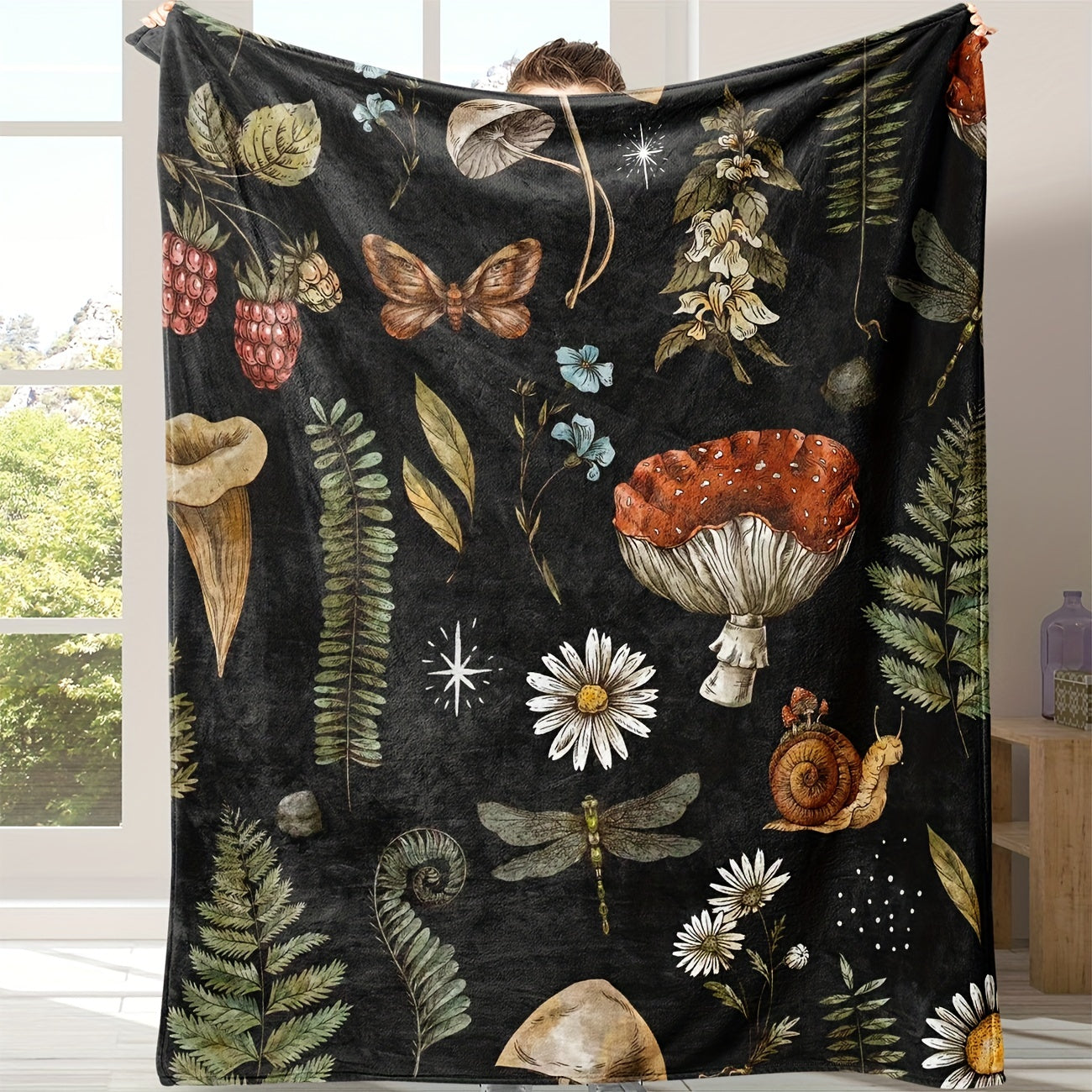 Nature Lover Blanket, “Embrace the Magic of Nature”, From Parents, Birthday, Holiday, Everyday Encouragement, Inspirational