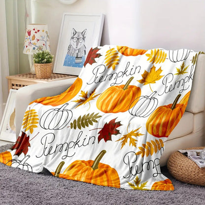 Holiday Gifts Blanket for Pumpkin Lovers - Pumpkin - From Family, Christmas, Thanksgiving, Fall Decor, Seasonal