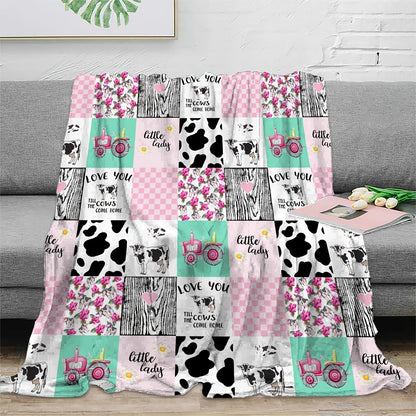 Blanket for Daughter Gifts - Love You Till the Cows Come Home,” From Parents, Birthday, Christmas, Everyday Encouragement, Inspirational