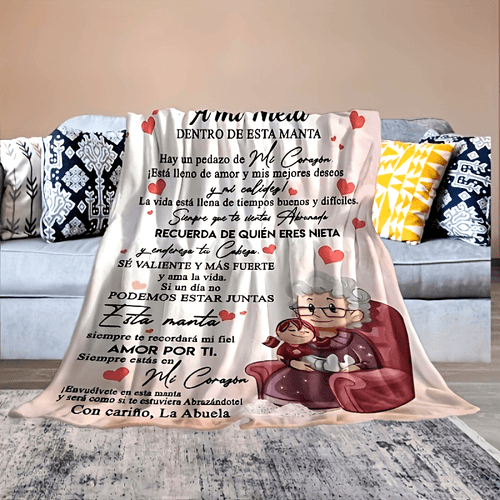 Gifts for Granddaughter Blanket - My Love for You is Forever,” From Nana, Birthday, Christmas, Everyday Encouragement, Inspirational
