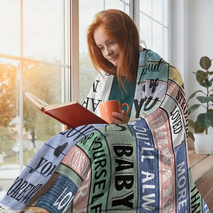 Blanket for Daughter Gifts - You Can't Withstand the Storm, I Am the Storm,” From Mom, Birthday, Christmas, Everyday Encouragement, Inspirational Motivational