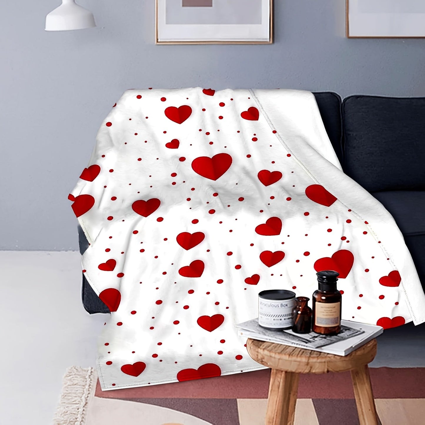 Valentine Gifts Blanket, “Love You Always and Forever”, From Partner, Birthday, Christmas, Holiday, Inspirational Love Theme