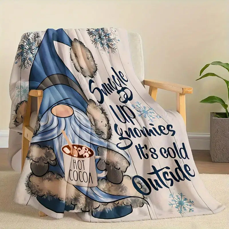 Blanket for Winter Gifts - Snuggle Up Sunnies It's Cold Outside - From Family, Holiday, Christmas, Everyday Encouragement, Inspirational Blanket