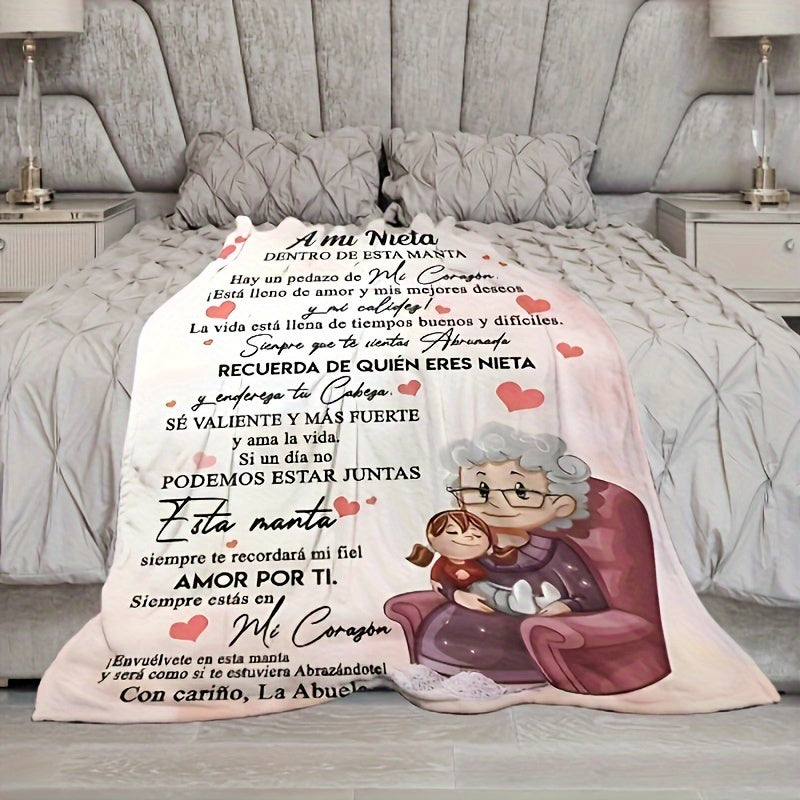Gifts for Granddaughter Blanket - My Love for You is Forever,” From Nana, Birthday, Christmas, Everyday Encouragement, Inspirational